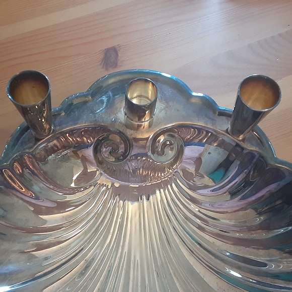 Silver Clamshell Vintage Tray - Picture 6 of 8